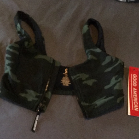Good American Full Zip Camo Bra - Picture 5 of 6